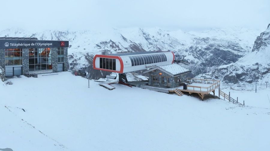 Foto de la estación de Tignes actual