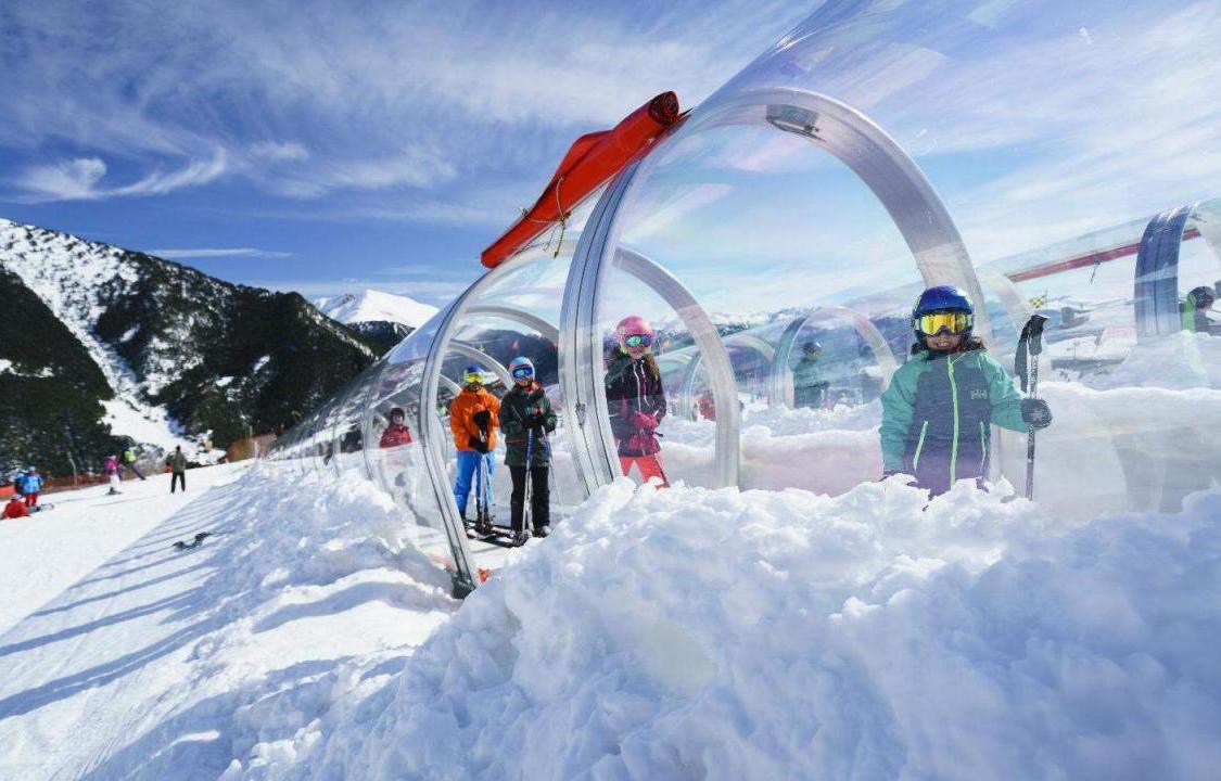 Zona de principiantes para aprender a esquiar en Pal Arinsal